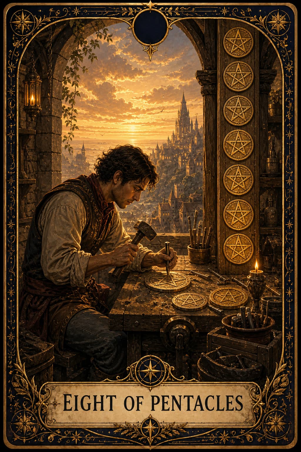 Eight of Pentacles