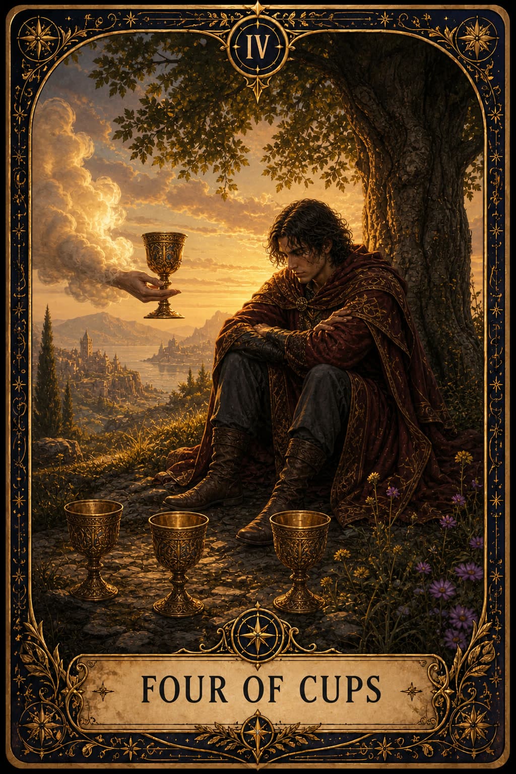 Four of Cups