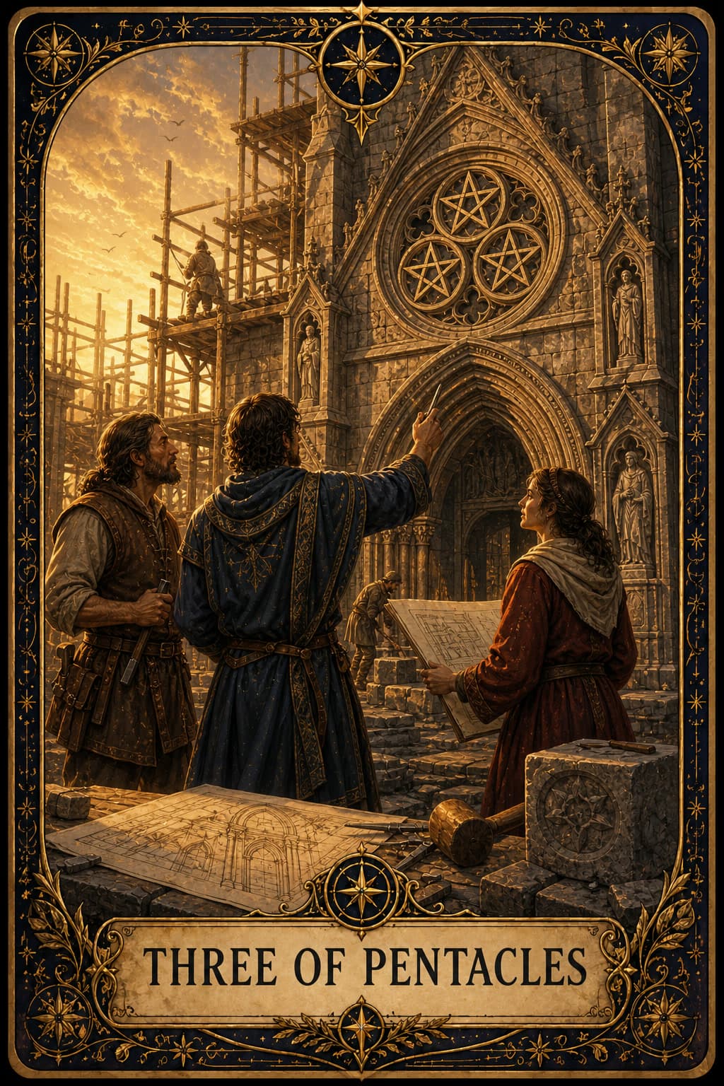 Three of Pentacles